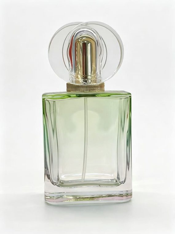 Ombre gradient perfume bottle