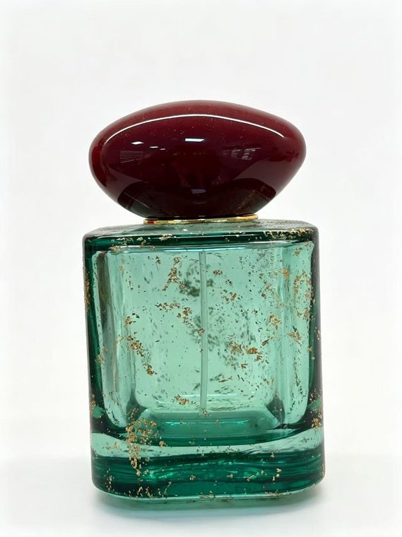 Gold foil hot stamping perfume bottle