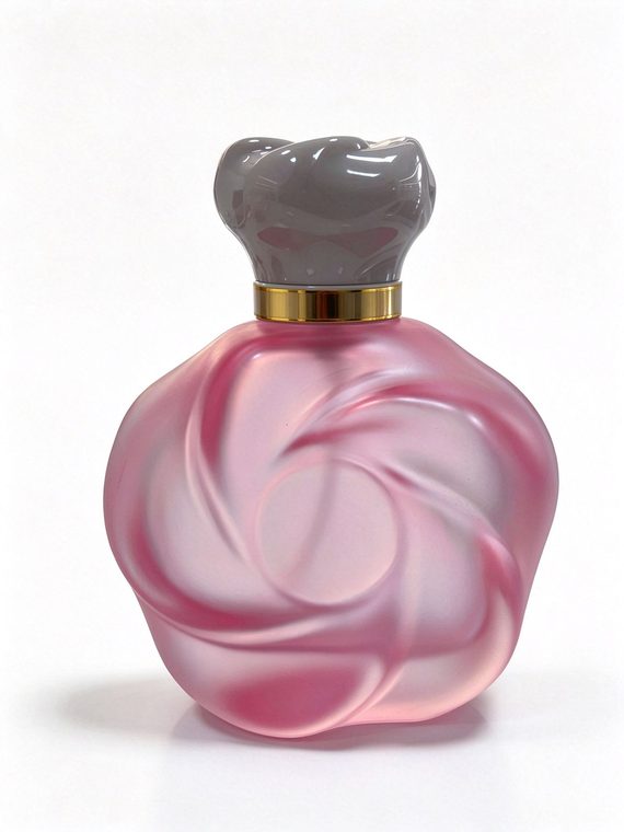 Frosted matte perfume bottle