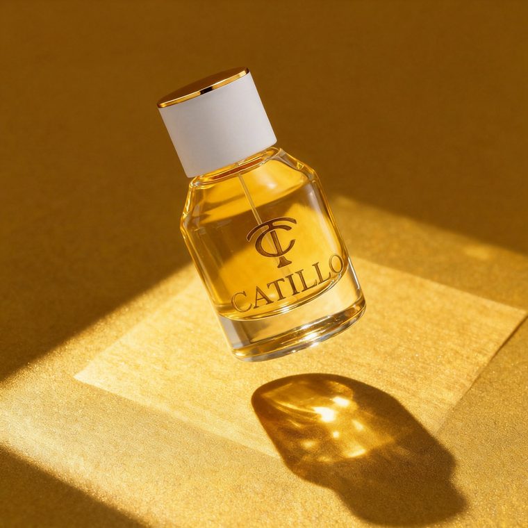 Round Cylinder glass perfume bottle