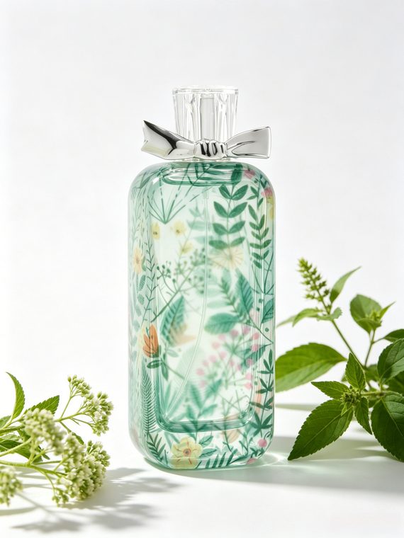 Special Shape glass perfume bottle