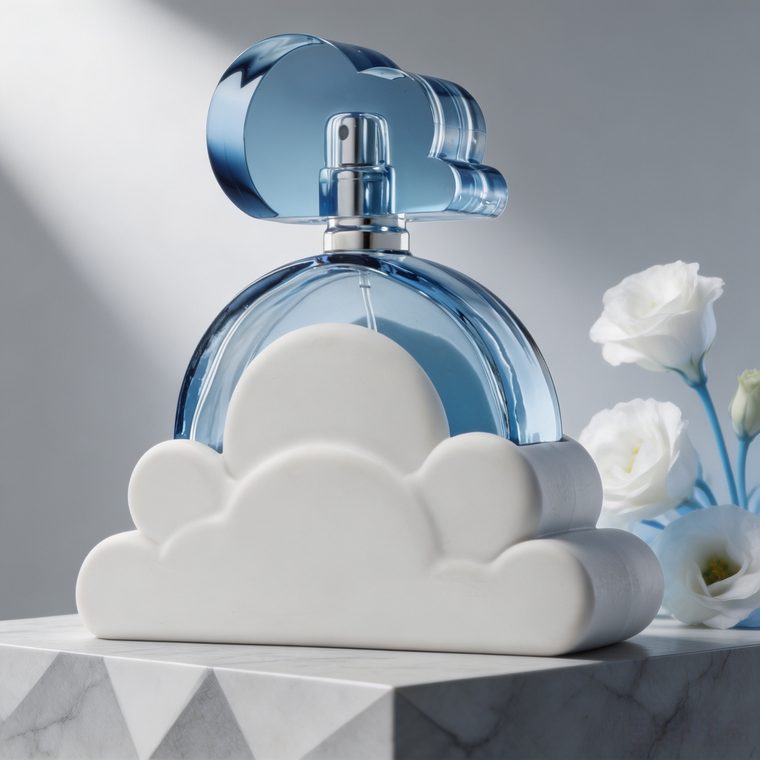 Square Bottle glass perfume bottle