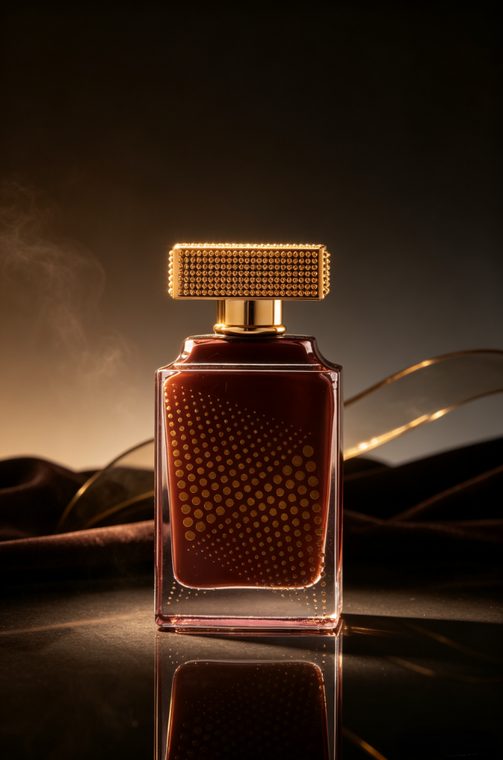 Square Bottle glass perfume bottle