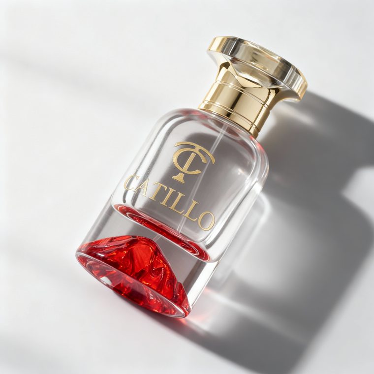 Square Bottle glass perfume bottle
