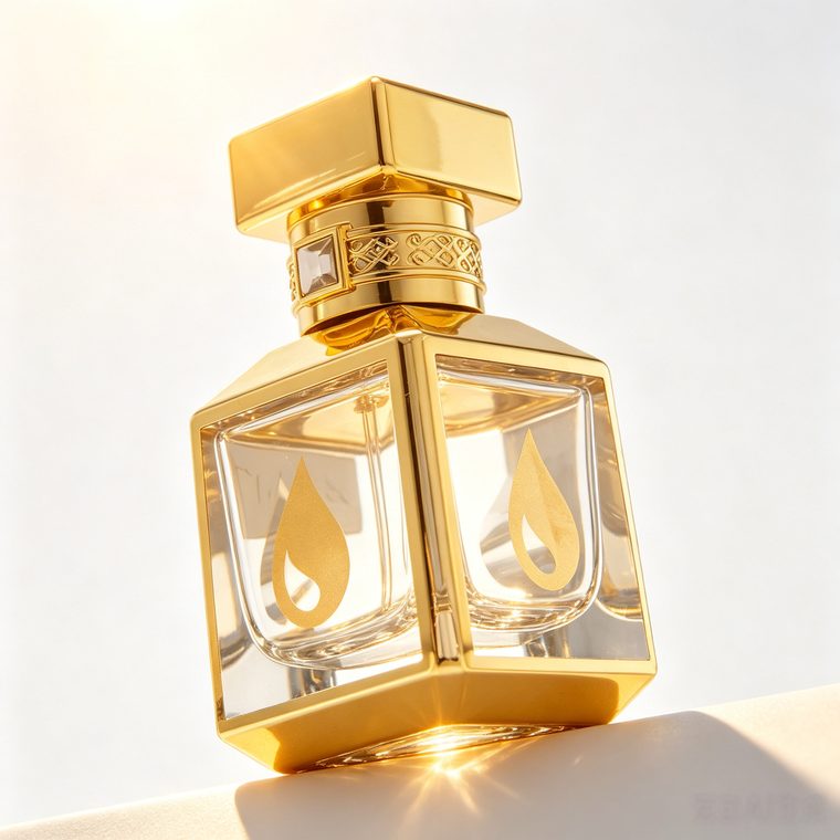 Square Bottle glass perfume bottle